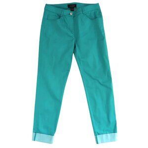 ST JOHN cropped pants stretch cotton NWT sz 4